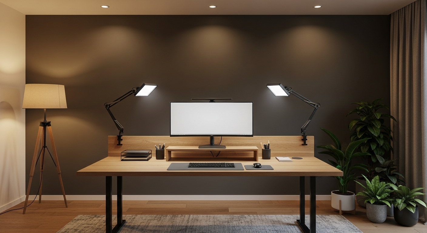 choosing video call lighting for your home office