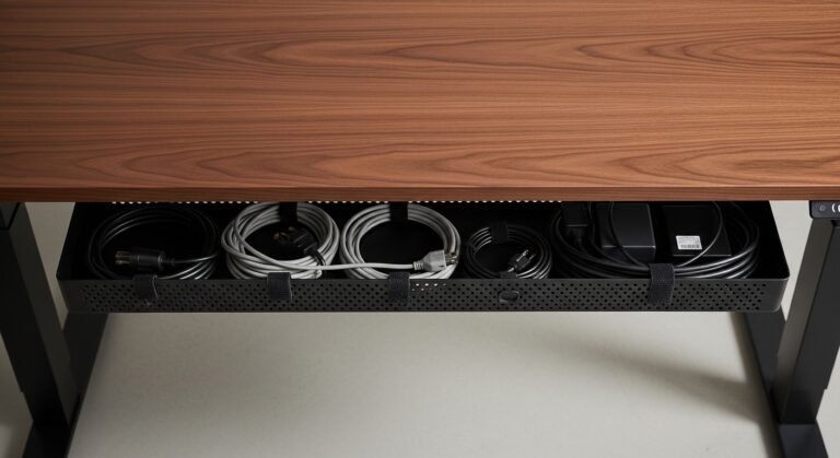 The 8 Best Under Desk Cable Management Trays For Standing Desks