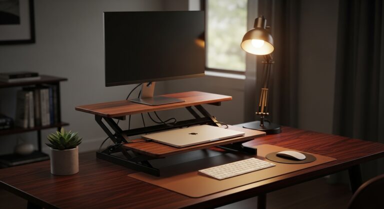 How to choose an ergonomic standing desk converter
