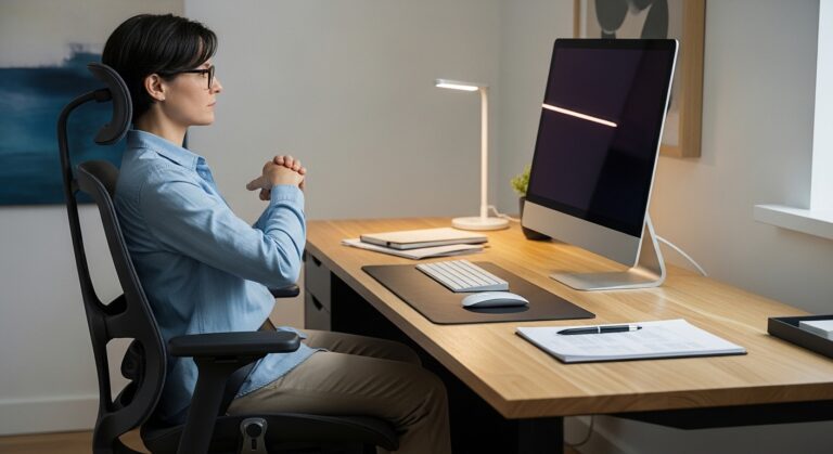 How to Sit Correctly at a Computer Desk: The Pro Guide