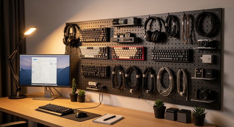 The 8 Best Desk Pegboards For Home Office Organization