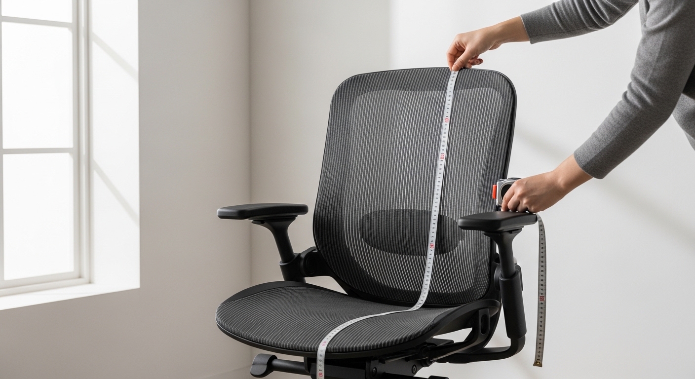 how to measure for an ergonomic office chair